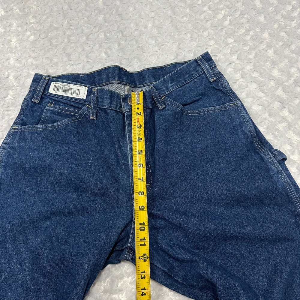 Dickies Jeans Mens 34x33 Carpenter Relaxed Fit Heavyweight Denim Cotton Workwear - Picture 6 of 12